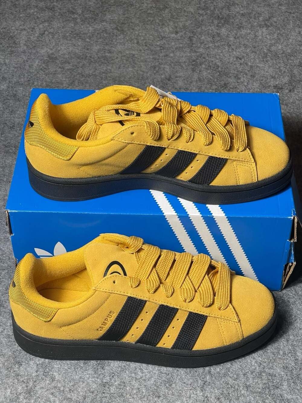 adidas Campus 00s Preloved Yellow Core Black Gold Metallic JI3308